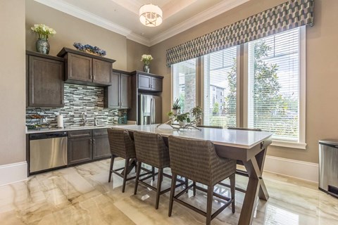 Clubhouse Kitchen Area at The Oasis at Highwoods Preserve, Tampa